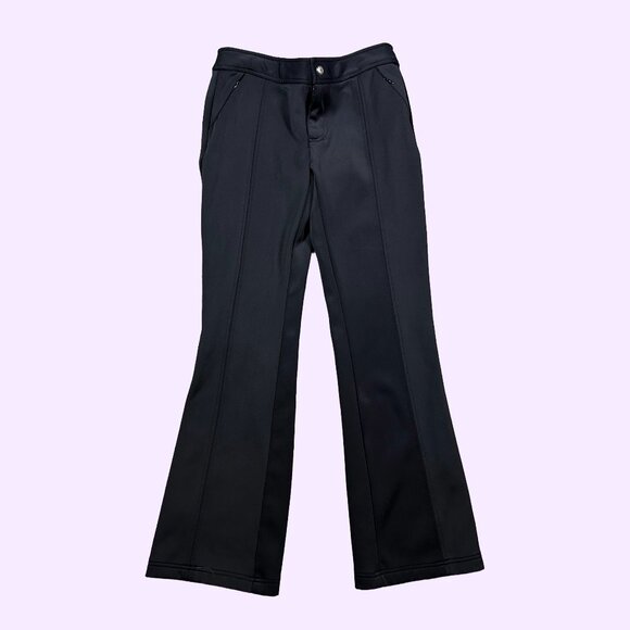 Athleta Softshell Black Ski Snowboard Snow Pants Slim Cut Women's Size 4 - Picture 2 of 5